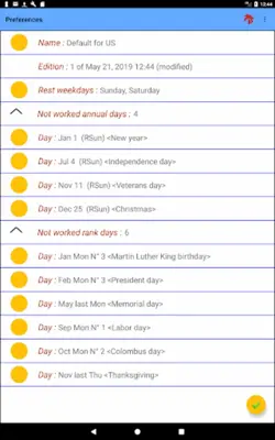 Project planning android App screenshot 1